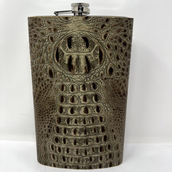 64oz Stainless Steel 11 Inches Tall Flask Alcohol Liquor Storage Fuel Gag Gift - Picture 11 of 13